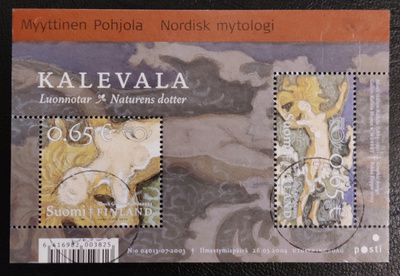 2004 blokki BL34 Myyttinen Pohjola - leimattu