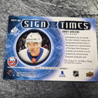 Andy Greene 2020-21 SP Authentic Sign of the Times - pikkukuva 2
