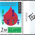ÅL 1994 Eurooppa merkit 2,30 mk välilöpari logo** LaPe 086 - pikkukuva 1