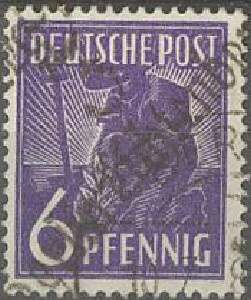 DDR Mi 167 I o signeerattu