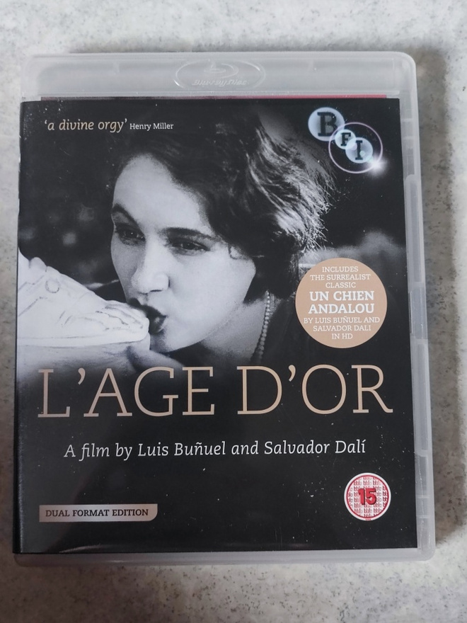 L'Age d'or / Un Chien Andalou BLU-RAY + DVD BFI Buñuel Dali