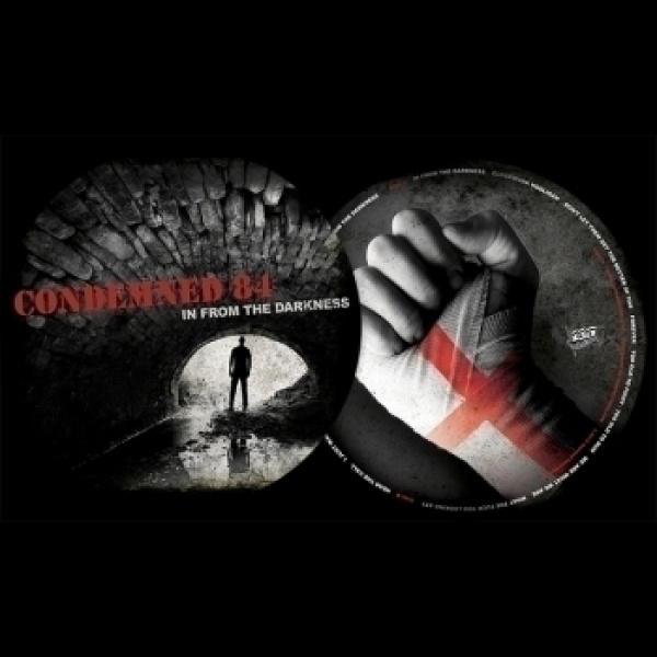 CONDEMNED 84 in from the darkness LP kuvalevy/555 tehty Oi!