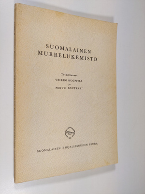Veikko Ruoppila : Suomalainen murrelukemisto