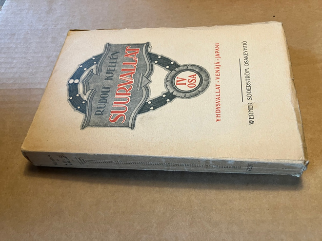 RUDOLF KJELLEN SUURVALLAT OSA 4 1918 HYVÄ
