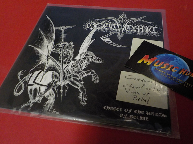GOATVOMIT - CHAPEL OF THE WINDS OF BELIAL M-/M- 7'' EP