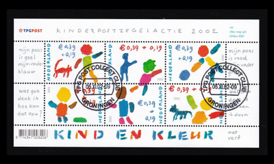Alankomaat 2043-8BL76 o Voor het Kind lapsi ja väri (2002)