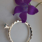 Spinning jewelry, turkoosi kivellä 925 hopea sormus. Koko 17 - pikkukuva 4