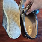 Mjus hopeanväriset nahkaiset tennarit / loaferit 41 - pikkukuva 4