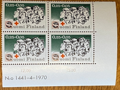 PR 1970 0,25+ 0,05 NUMERO NELIÖ**