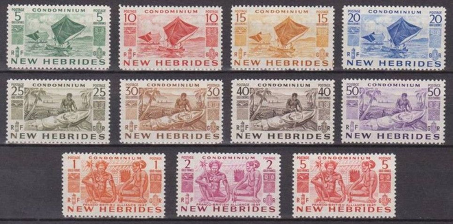 (S0530) NEW HEBRIDES (BRITISH), 1953 (Definitives). MNH**