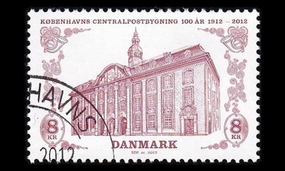 Tanska 1718 o Pääpostitoimisto 100v (2012)