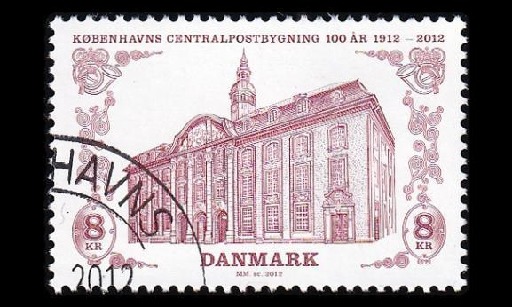 Tanska 1718 o Pääpostitoimisto 100v (2012)