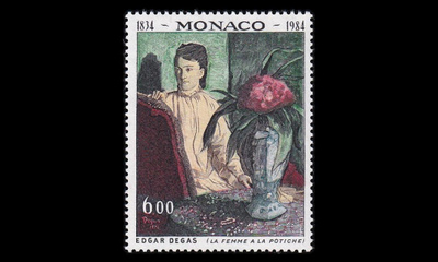 Monaco 1670 ** Taidemaalari Edgar Degas (1984)