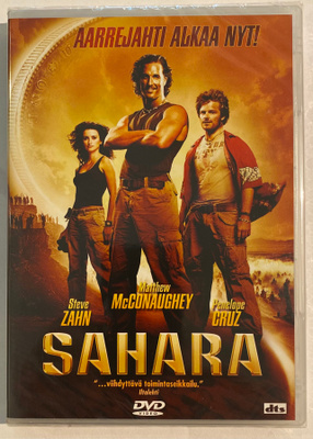 Sahara - DVD ( uusi, kelmussa )