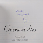 Opera et dies : festskrift till Lars-Folke Landgren (teki... - pikkukuva 3