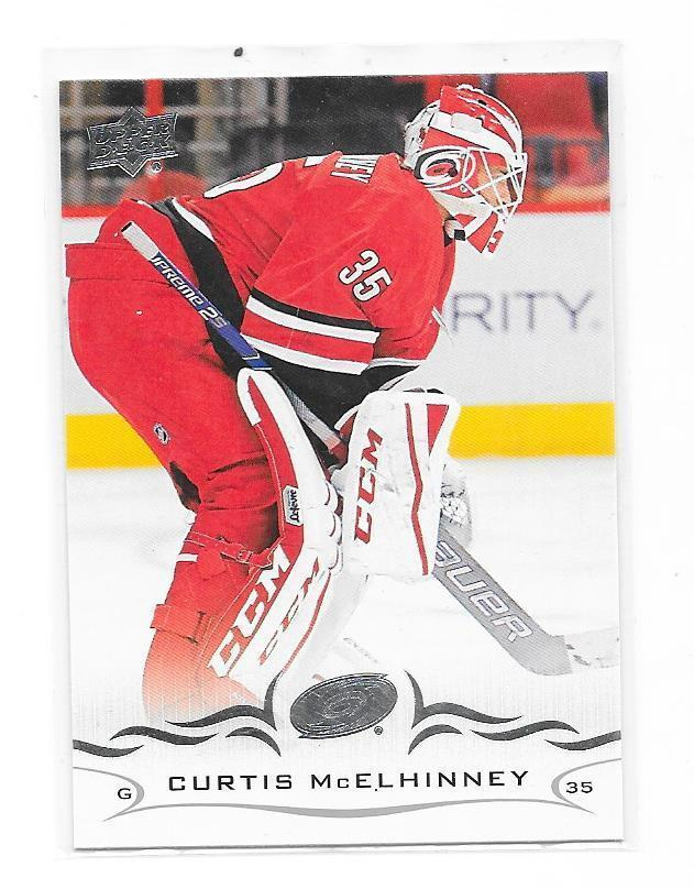 2018-19 Upper Deck #284 Curtis McElhinney Carolina Canes MV