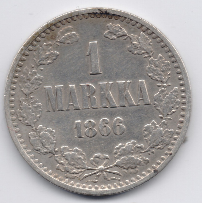 1866 1 markka