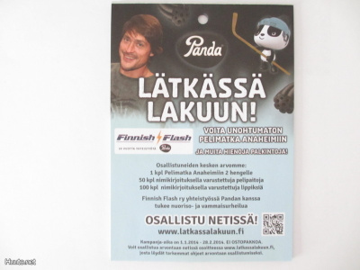 TEEMU SELÄNNE arvontakuponki Katso!