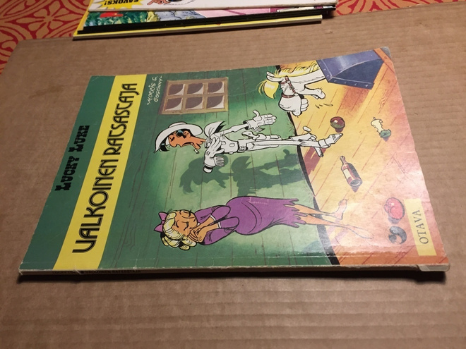 LUCKY LUKE VALKOINEN RATSASTAJA HYVÄ