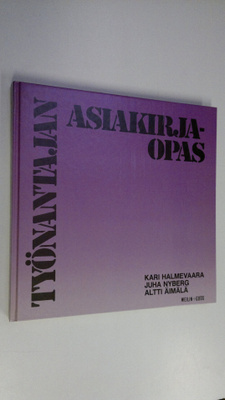 Kari Halmevaara : Työnantajan asiakirjaopas