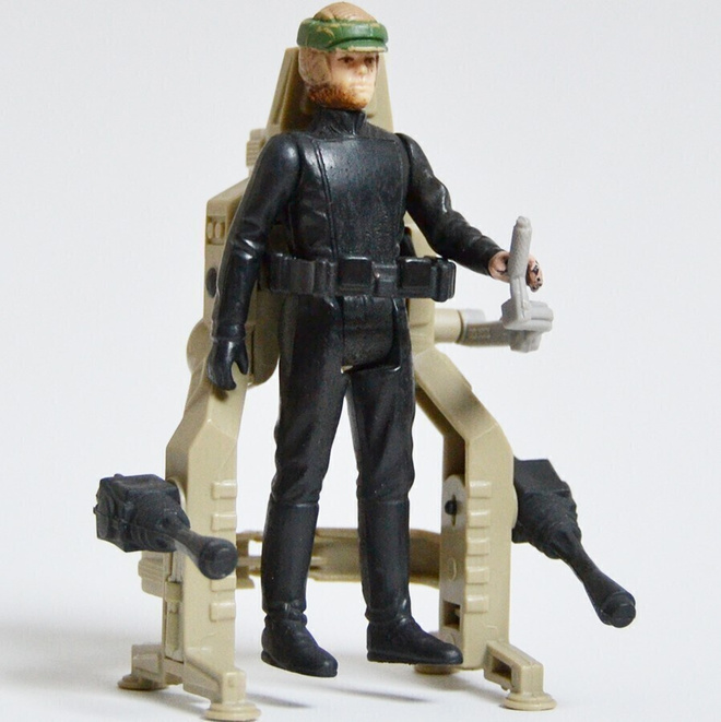 Star Wars vintage - Security Scout + Luke Skywalker (In Batt