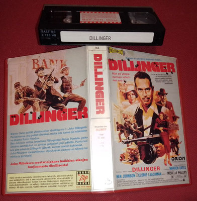 VHS Dillinger , Odeon FIx , Warren Oates