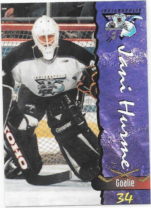 1997-98 Indianapolis Ice #9 Jani Hurme TPS Farmi MV