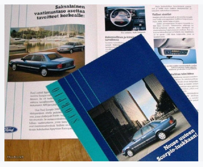 1990 Ford Scorpio esite - suomalainen - KUIN UUSI