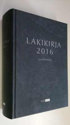 Lakikirja 2016 : julkisoikeus