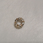 kulta14k &Hopea 100% Authentic PANDORA Sterling Silver with - pikkukuva 1