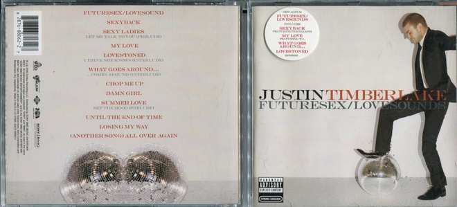 JUSTIN TIMBERLAKE . CD-LEVY . FUTURESEX / LOVESOUNDS