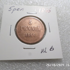 5 penniä 1866 paljon kulkenut mutta siisti raha , - pikkukuva 5