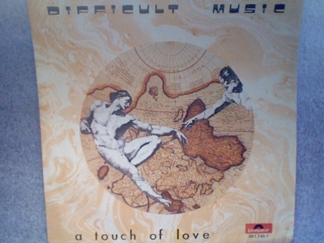 DIFFICULT MUSIC :: A TOUCH OF LOVE :: VINYYLI  7"    1984