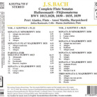 J.S. Bach : Huilusonaatit - pikkukuva 2