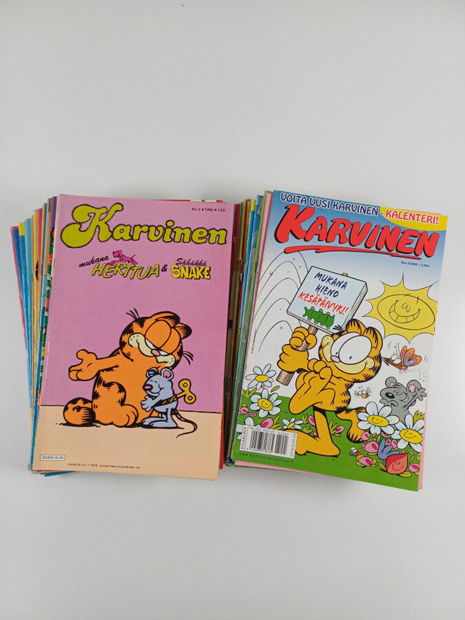 Laatikollinen Karvinen -lehtiä 1986-2006