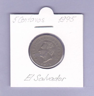 El Salvador 5 Centavos v.1975 KM#149