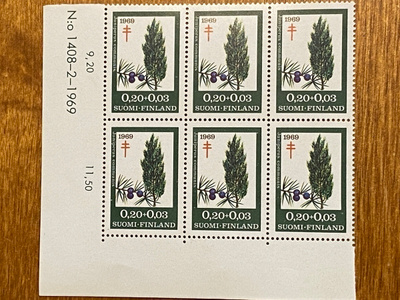 TUB 1969 0,20+ 0,03 NUMERO KUUSILO**