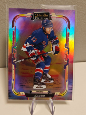 O-Pee-Chee Platinum 2025-26 Adam Fox Sunset Parallel #60