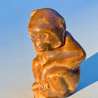 JOSEF MANUEL harvinainen signeerattu apinafiguuri 1952 - pikkukuva 1
