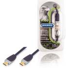 Bandridge Premium HDMI kaapeli, 24k kullattu, 100% kupari 1m - pikkukuva 1