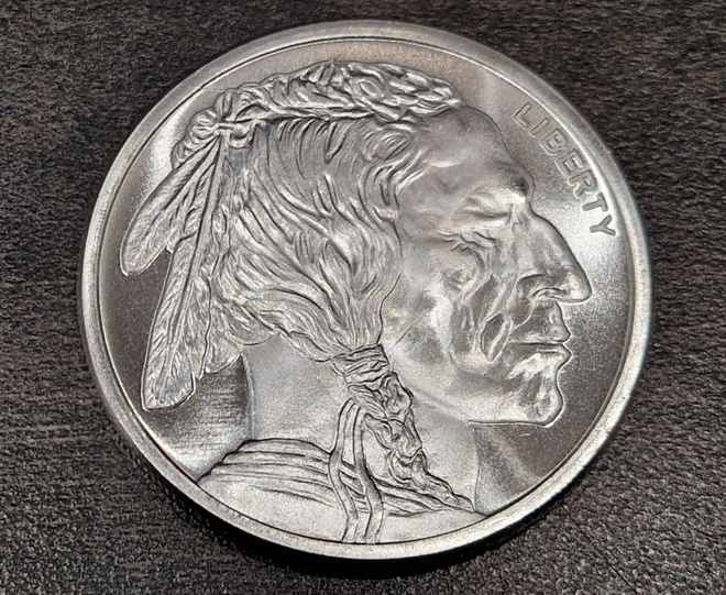 1 oz 999 Hopea raha Intiaani / Buffalo