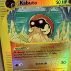 Kabuto 37/144 Reverse Holo – Skyridge (2003) Pokemon - pikkukuva 1