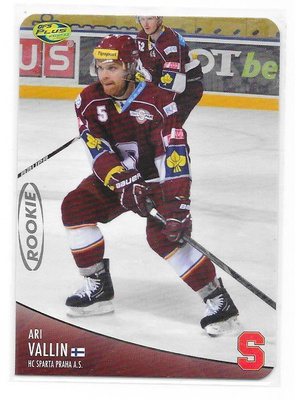 2012-13 OFS Die-Cut #354 Ari Vallin Sparta Praha ex Kärpät