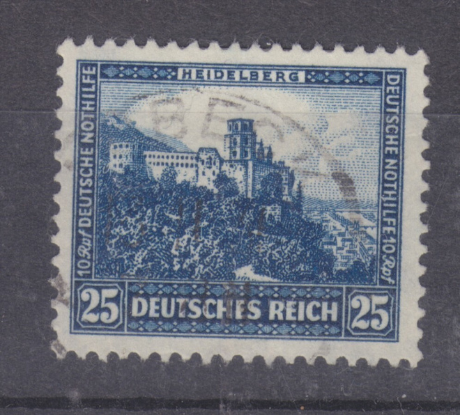 Saksa Reich 1931 LaPe 454 leimattuna