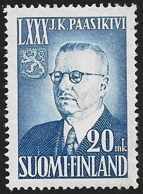 1950 Presidentti J. K. Paasikivi 80 vuotta ** LaPe 391