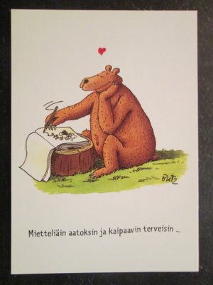 KULKEMATON MIETTELIJÄIN AATOKSIN...STEFFEN BUTZ KARTO