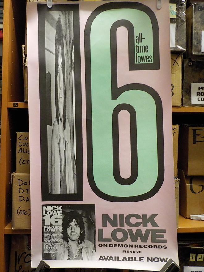 NICK LOWE - 16 ALL-TIME LOWES PROMOJULISTE