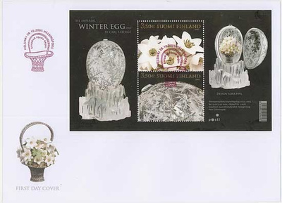 2005 Fabergen munablokki FDC