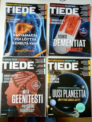 Tiede lehti 2018 - 2020 4 kpl