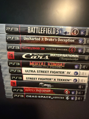 Playstation 3 - 15e/kpl pelit